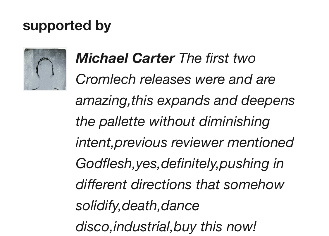 Kind words for Ambient Mortality.