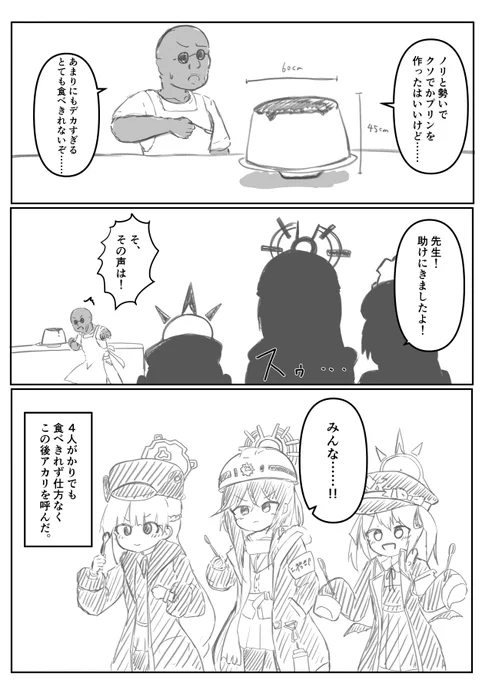 #ブルアカ 
対クソでかプリン殲滅部隊 