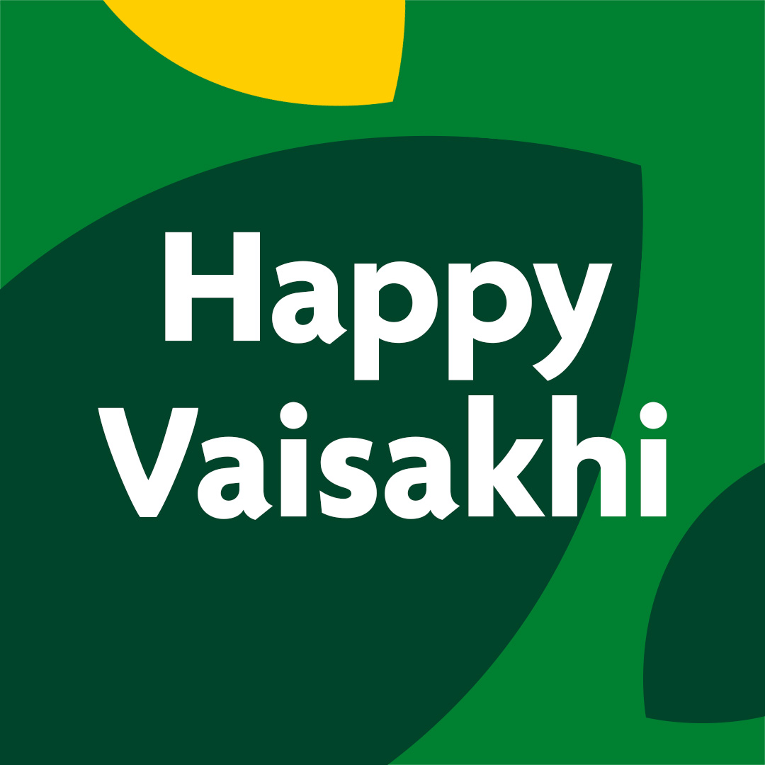 Happy Vaisakhi to our customers and colleagues that celebrate 💛 #MoreReasons