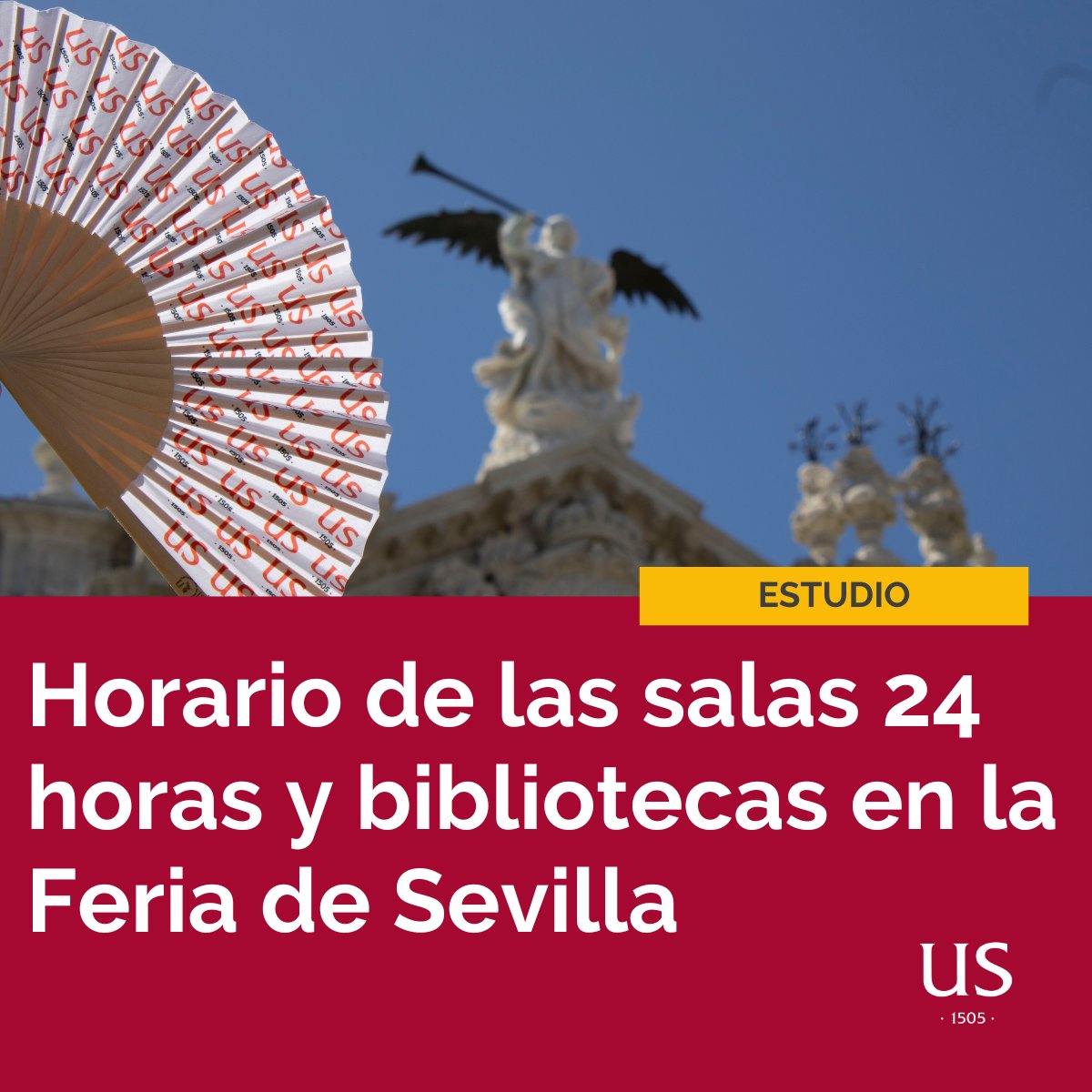 🎒 Consulta y guarda ya los horarios de las salas y las @Biblioteca_US para el periodo de #FeriaSevilla24 ℹ tinyurl.com/HsalasBibFeria… | @twitCADUS