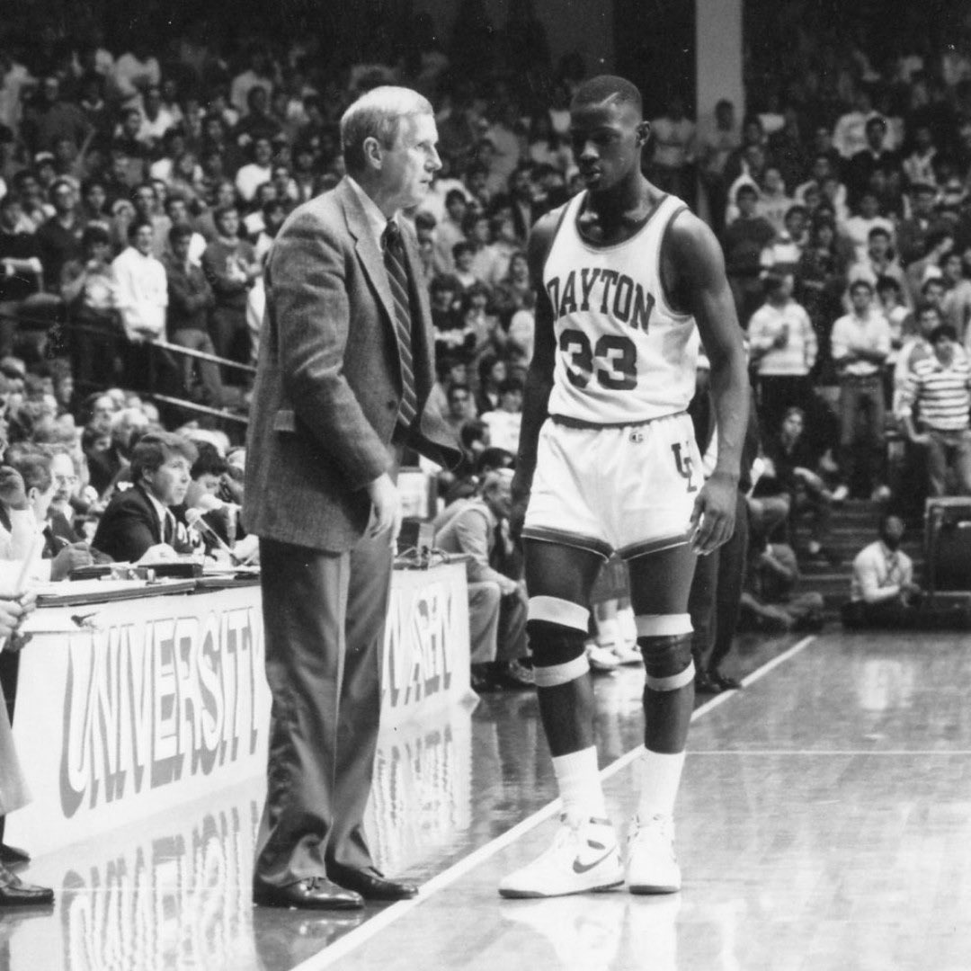 Legendary. That word doesn’t fit everyone. It fits a Dayton player who became a Dayton coach, who mentored another Dayton coach. An Olympic assistant coach. A Hall of Fame coach. A coach who will always hold a special place in UD history. Fly high, Coach Don Donoher. ✈️🏀💔