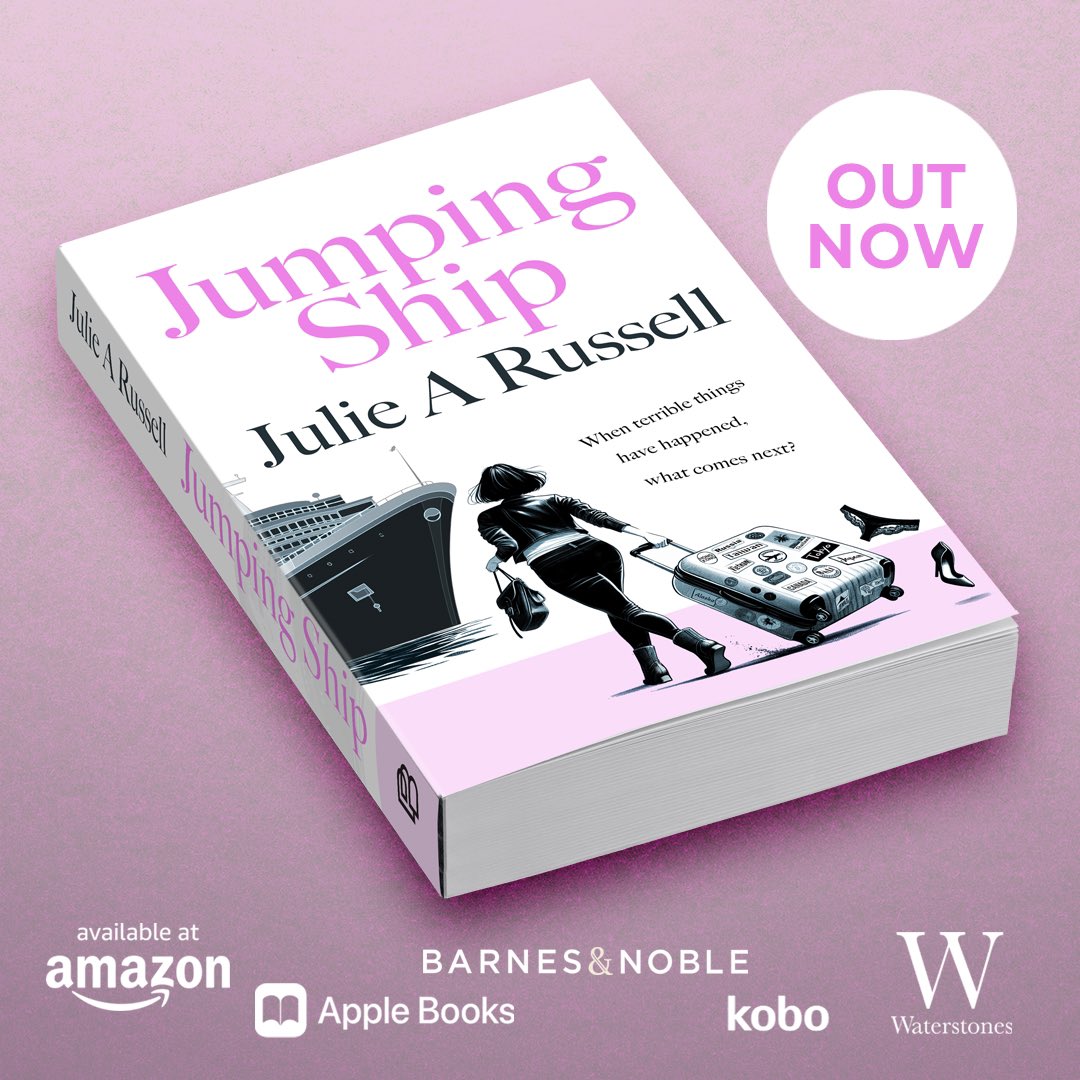 Jumping Ship is out now on all your favourite platforms. #booktwt #booktok #bookstagram #booklover #booklovers #womensfiction #ChickLit #RomComReads #contemporaryromance #Lovestory #RomanticSuspense #JumpingShipNovel #GuiltAndGriefJourney #VoyageOfHealing #SophiesChoice