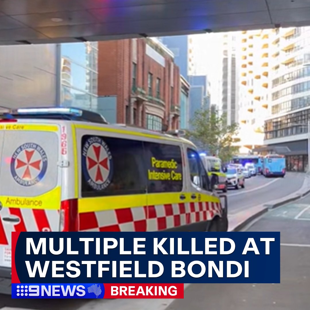 #BREAKING: A major incident has been declared following reports of multiple people killed at Westfield Bondi Junction Shopping Centre this afternoon. Dozens of emergency service crews are currently on the scene. More to come. #9News READ MORE: nine.social/Elg