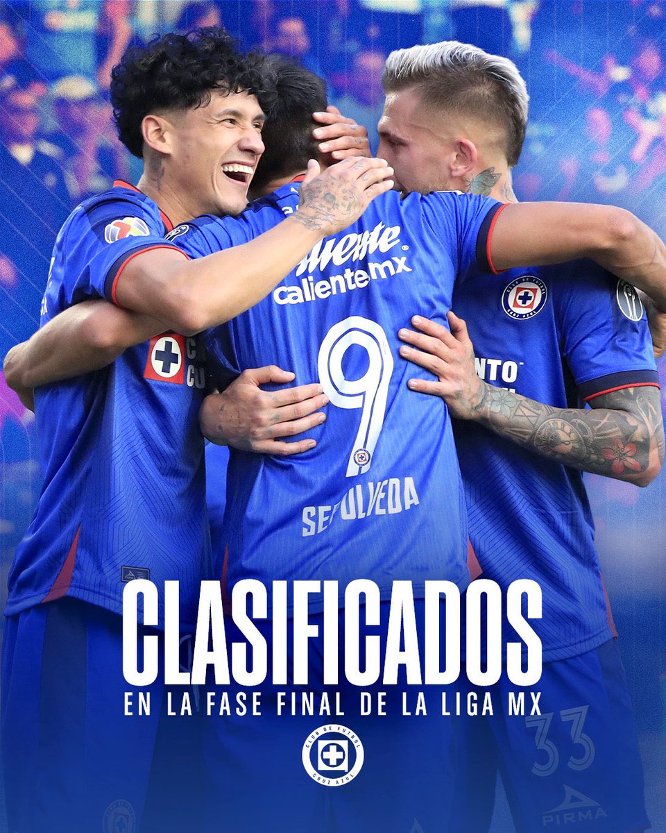 Estamos clasificados a la Fase Final del #Clausura2024 💙