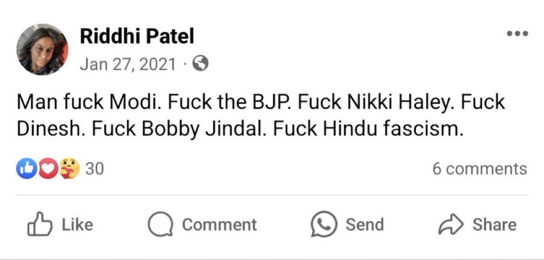 Image Who is Riddhi Patel | iiQ8 News Pro-Palestine protestor Riddhi Patel threatens