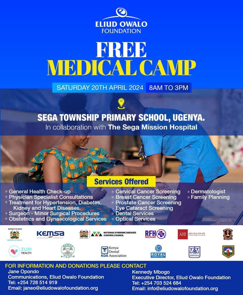 Free Medical Camp at Sega, Siaya County.