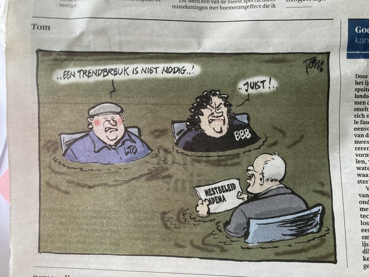 Wat een stigmatisering weer Trouw. In de jaren 50 van de vorige eeuw lag het aantal melkkoeien op 1,5 miljoen, vergelijkbaar met het huidige aantal. De aanscherping van het mestbeleid zorgt voor de huidige crisis, niet de hoeveelheid koeien