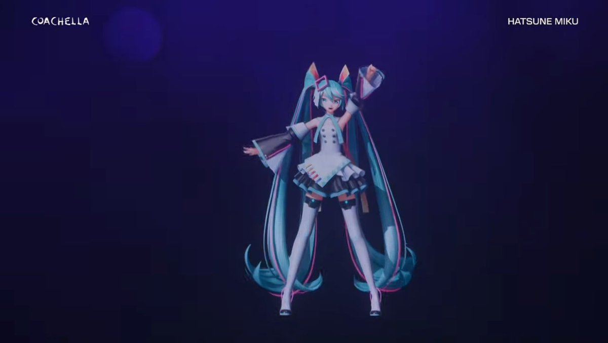 高校の入学祝いに初音ミクを親に買って貰ってから10年、まさか初音ミクがCoachellaで自分の楽曲を歌ってくれる日が来るなんて考えたこともなかった。改めて一緒に楽曲を作ってくれたCircusや、これまで聴いてくれた方、そして初音ミク　本当にありがとう #Coachella  #Mikuchella