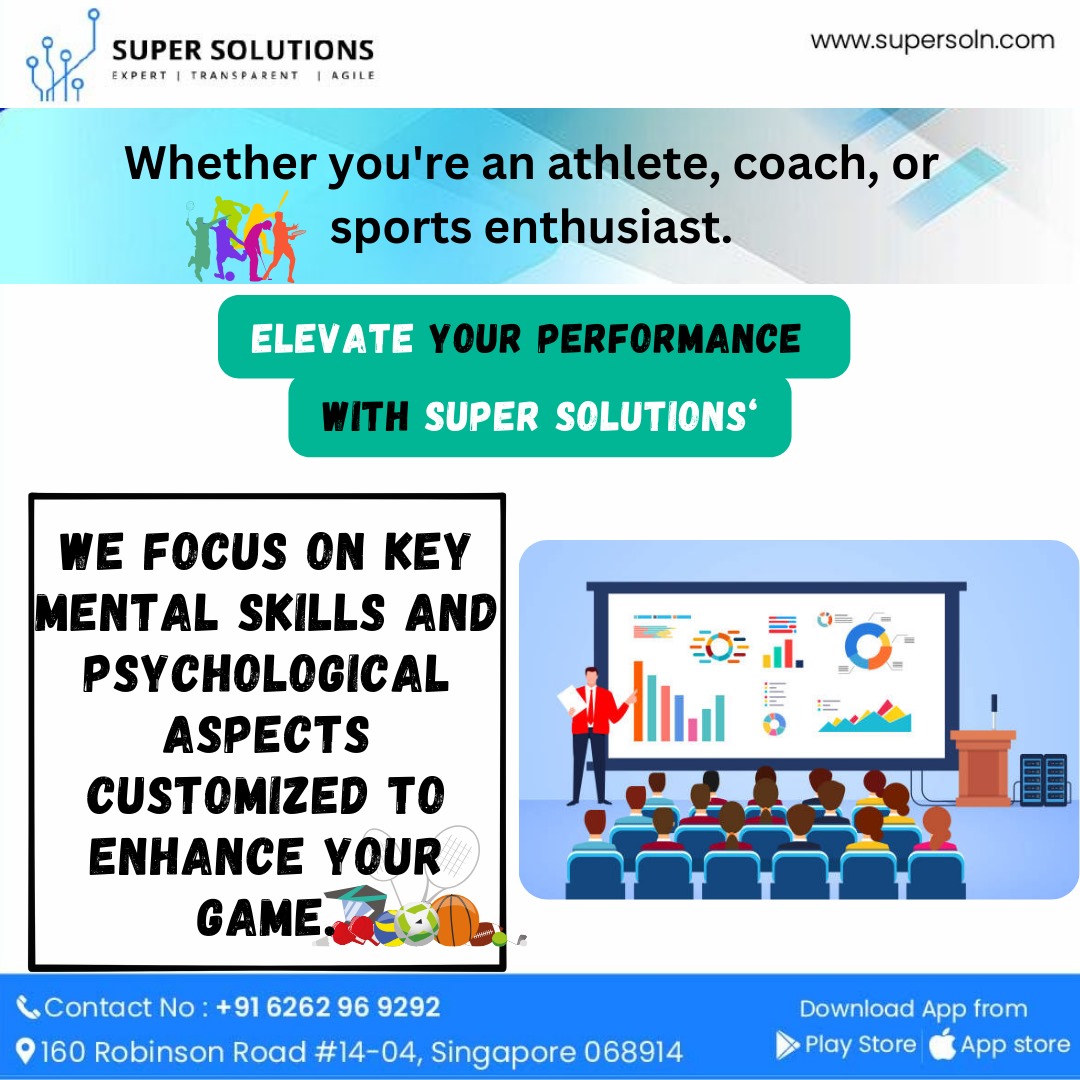 From amateurs to pros, Super Solutions helps athletes reach their peak performance.
#PeakPerformance #SuperSolutions #Super
#SuperSoln
#CounselingServices
#GuidanceForSuccess
#ProfessionalConsulting
#CareerCounseling
#ITConsulting
#FitnessGuidance
#RealEstateAdvice
#LegalCounsel