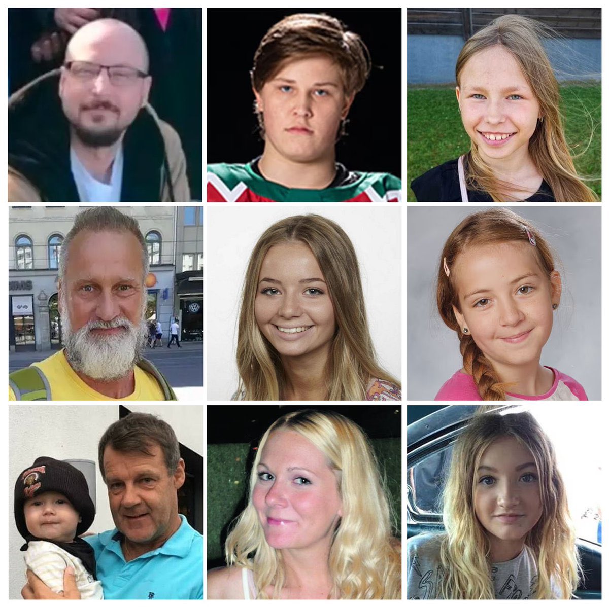 Mikael 39, Henrik 15, Luna 9, Fredrik 54, Lisa 17, Ebba 11, Kjäll 57, Elin 27, Wilma 17... the list can be made much longer but these are just a few of those who recently have been murdered in Sweden by the immigrants that our political establishment have imported. While those