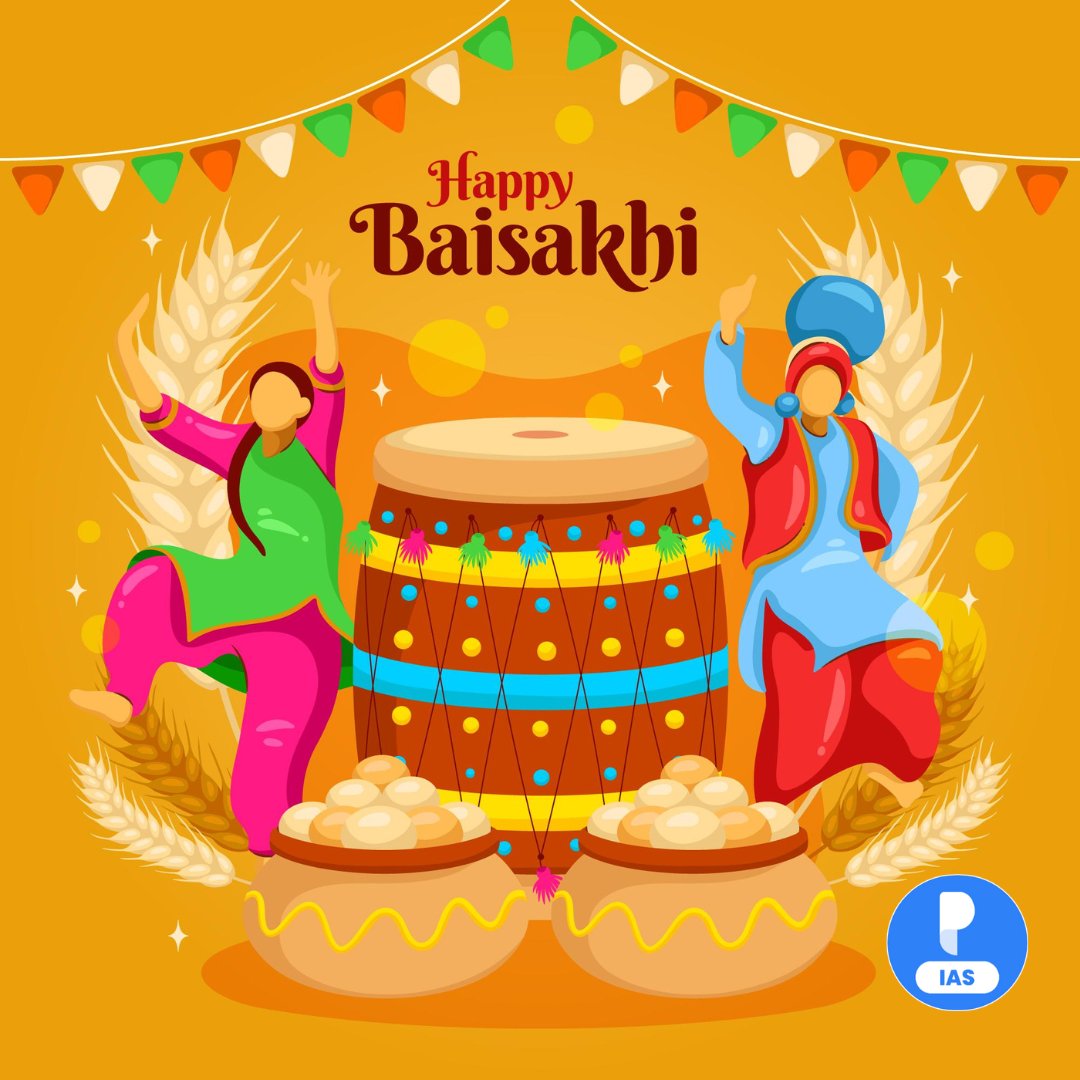 Happy Baisakhi from Team Prepp IAS 
#baisakhi #indianfestivals #upsc #ias #ssc #ips #gk #today