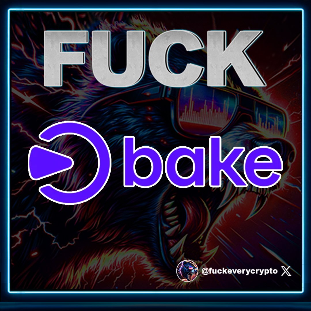 fuckeverycrypto's tweet image. Fucke Bake! #CakeDeFi #Bake #DeFi #DFI $DFI