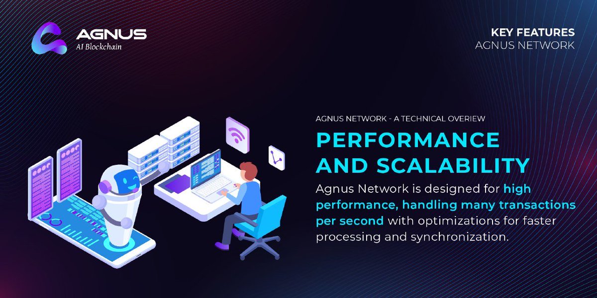 #AgnusAI is engineered for speed, handling countless transactions with ease.  
 
Join us on the fast track to innovation!

#BlockchainEvolved #TechExcellence $AGN #ETH #BTC #AIBlockchain #AI #WEB3 #AgnusAIChain  #Layer1 #EVM