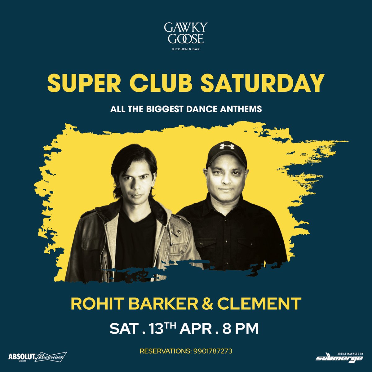 Turning <a href="/GawkyGoose/">Gawky Goose</a> into a superclub tonight along with <a href="/DjClementDsouza/">Clement Dsouza</a> !! Come by. Much fun to be had 😊
Limited Guestlist : forms.gle/ymrcfiCbgTJBSJ…