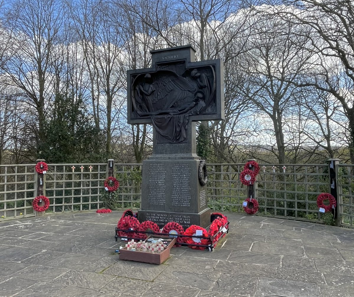 Saltburn war memorial. Saltburn-by-the-Sea, North Yorkshire. First and Second World Wars. #LestWeForget