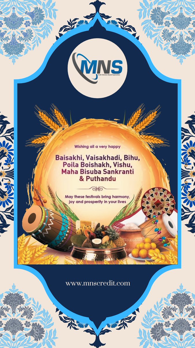 𝗠𝗮𝗻𝘆 𝗙𝗲𝘀𝘁𝗶𝘃𝗮𝗹𝘀, 𝗢𝗻𝗲 𝗡𝗮𝘁𝗶𝗼𝗻 - #India 
We wish all of you a very happy Baisakhi, Vaisakhadi, Bihu, Poila Boishakh, Vishu, Maha Bishuba Sankranti & Puthandu.

#mnscredit #FestivalSeason #Baisakhi