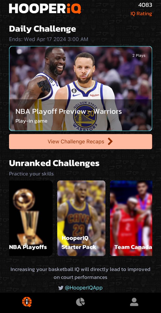 The NBA playoffs are just a few days away! Every team knows what the other does, especially when it’s a 7 game series!!! 

So what separates teams in the playoffs? How you read the game gives you an advantage that your opponent can’t scout for! #SmarterBasketball💡 

Get locked