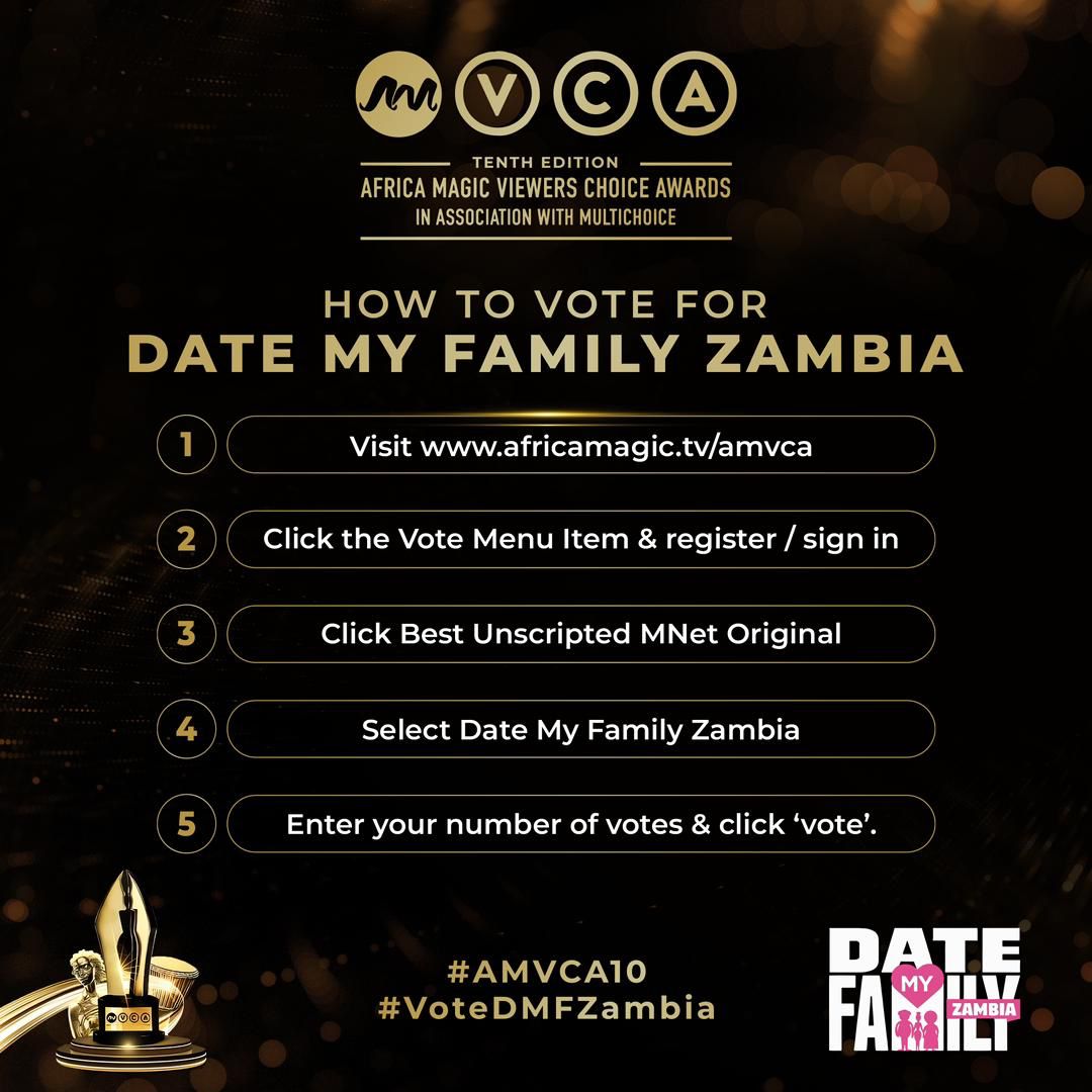 #ZedX Have y'all watched Date My Family 🇿🇲? Are you aware that it's producer is nominated for AMVCA? As a 🇿🇲kuchalo advocate like me please vote for her in the link below. It's free and you have 100 votes a day. Let's support her & vote🥺. dstv.com/africamagic/en… TIA🙏❤️ repost