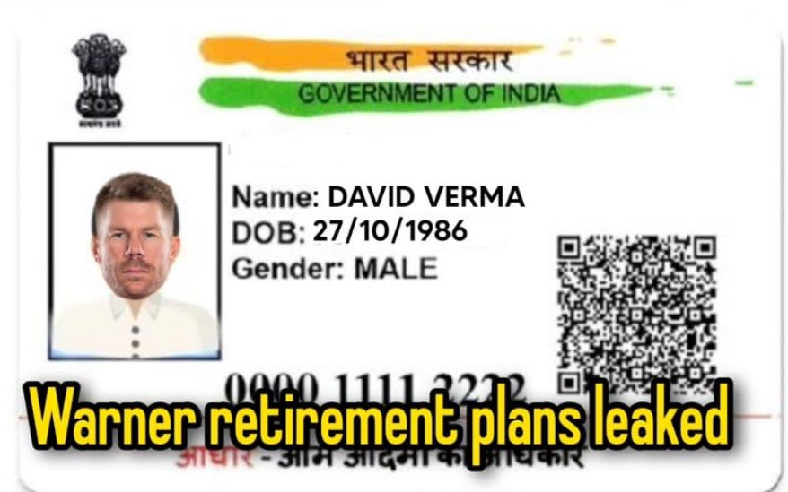 BareMinimumGuy's tweet photo. We accept you @davidwarner31 https://t.co/sAhezChmf3