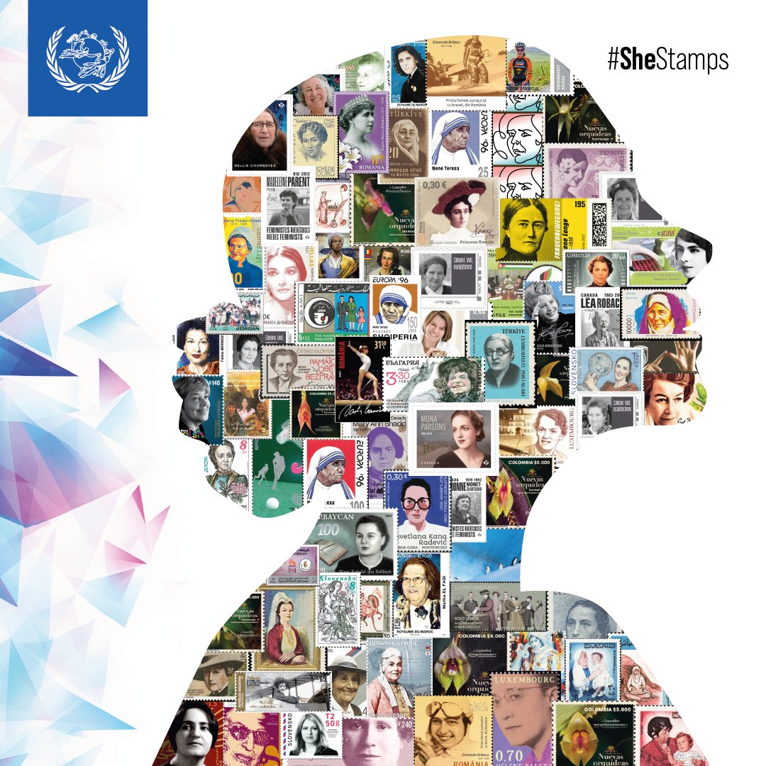 66 postage #stamps from 19 countries were received by UPU during #WomensHistoryMonth this March✉ for our inaugural #UPU150 campaign #SheStamps.

💡And here is a little extra: you have not yet seen all of them!

Enjoy our full #SheStamps collection here: bit.ly/3TUsCLZ