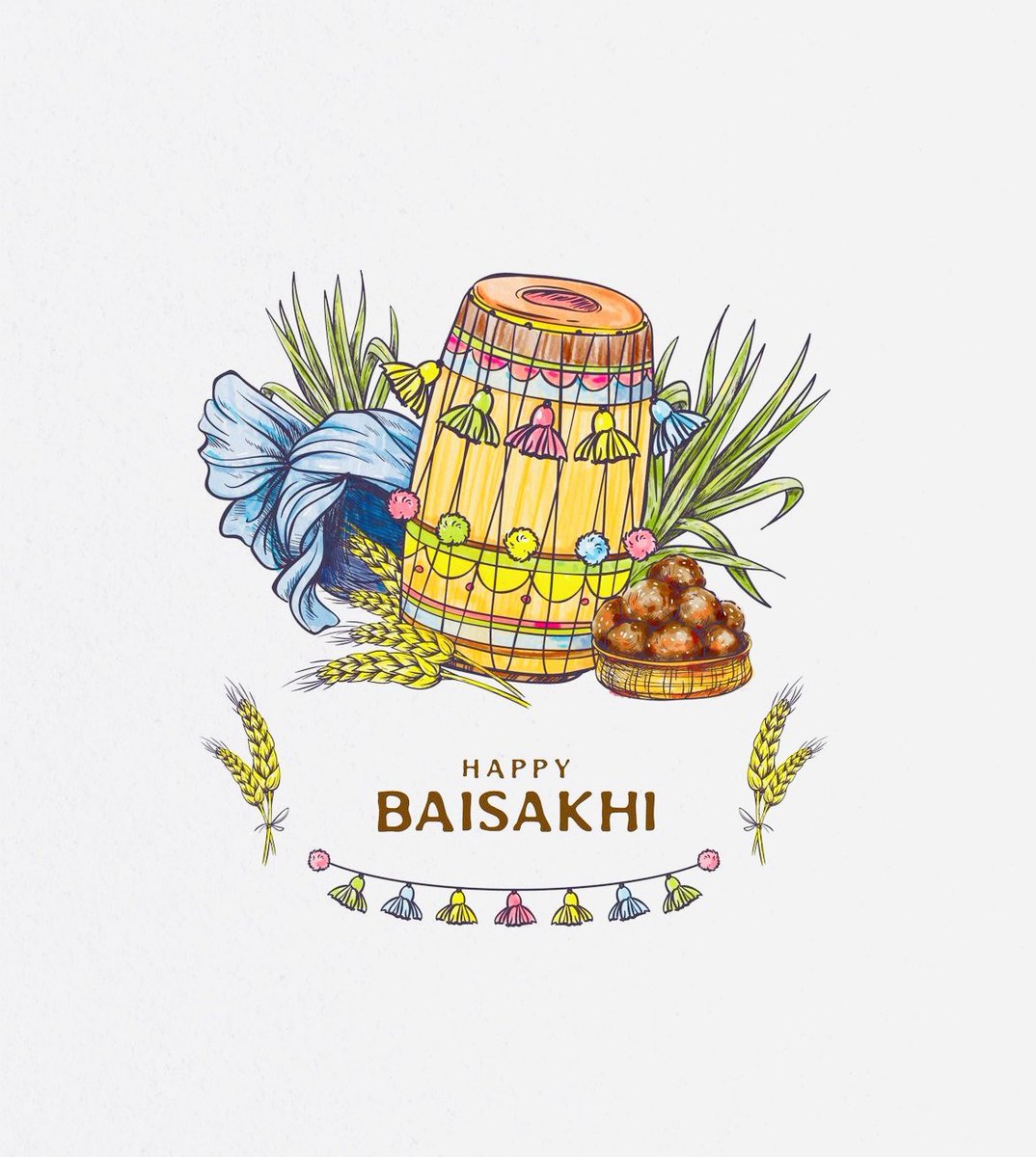May the festival of Baisakhi bring happiness and abundance to all. 🌾