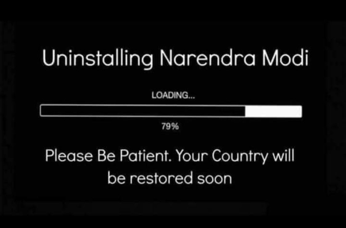 Let's join efforts to uninstall India's weakest-ever top leader through our democratic rights. #BJPFails