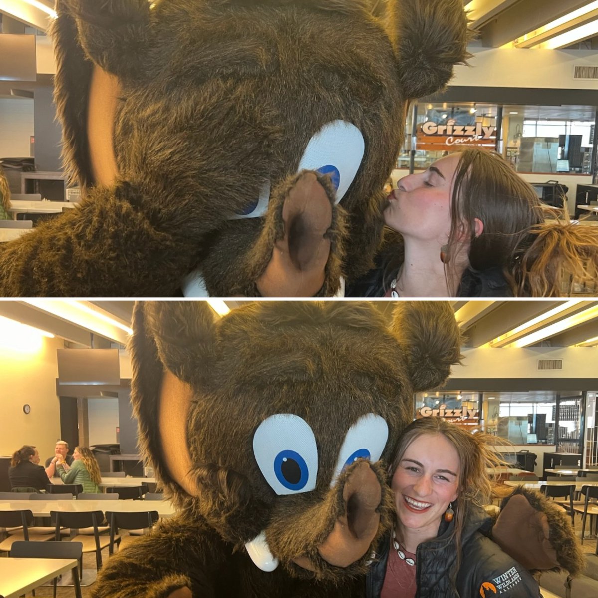 FriendsofInyo's tweet photo. FLIRTING IS BETTER WITH FRIENDS...OF THE INYO! @FriendsofInyo 's Allison Weber downright made #Woolly blush tonight at an #EmployeeEvent hosted by @patagonia at #CanyonLodge in @visitmammoth . But it was all in good fun! Thanks to #Patagonia and all who stopped by our table! https://t.co/QpdMvo1xWd