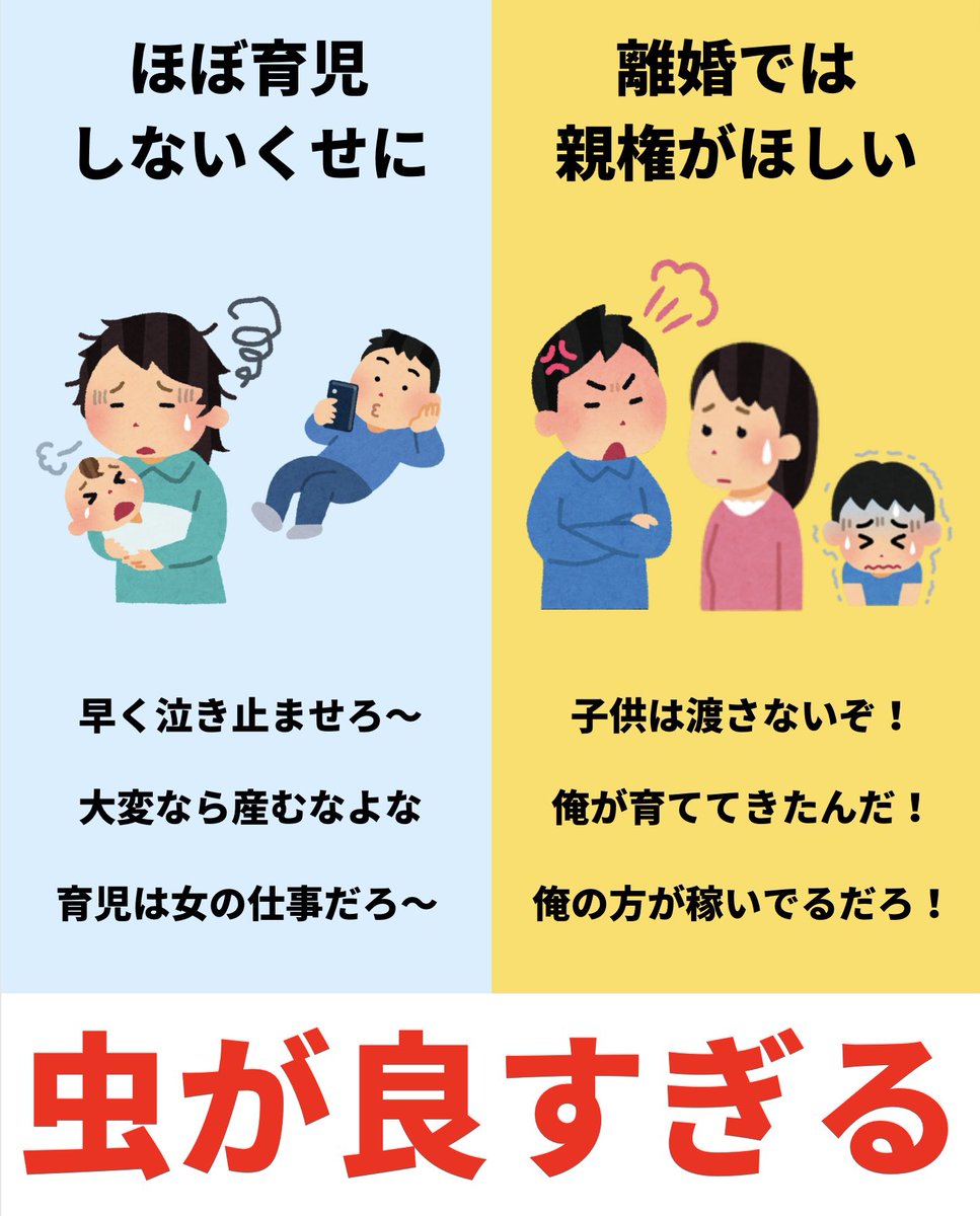 こんなのに親権を与えるのか？？ #共同親権を廃案に