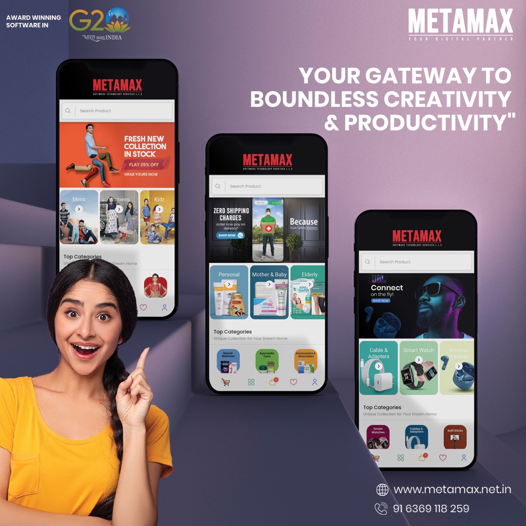 Embark on a journey of boundless creativity and unparalleled productivity with Metamax Apps. 

#ShopOnline #EcommerceApp #OnlineShopping #ecommercesolutions #dstoreapp #digitalstore #onlinestore #smallbusiness #smallbusinessowner