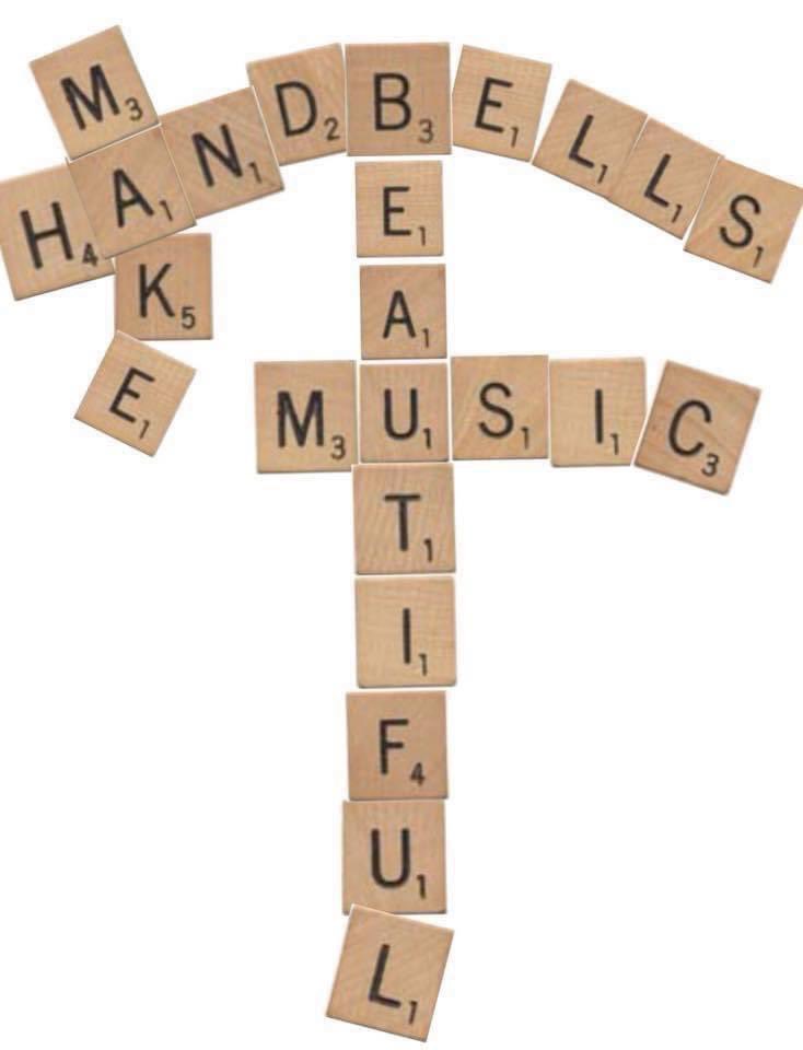 🅰️ #OnThisDay 1899 Scrabble creator Alfred Mosher Butts was born, so for #NationalScrabbleDay here’s a Scrabble-inspired handbell image #ScrabbleDay #HandbellsMakeBeautifulMusic
