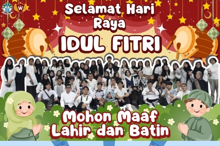 osismawaskito's tweet photo. عيد الفطر السعيد آسف على الولادة والداخلية.

Kami OSIS SMA Waskito mengucapkan Selamat Hari Raya Idul Fitri 1445 Hijriah🌙☪️ untuk seluruh teman-teman yang merayakan‼️🎇. Minal Aidin Wal Faidzin, Mohon Maaf Lahir dan Batin!✨ https://t.co/OfPdAHUKq3