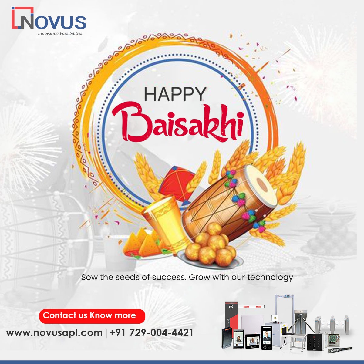 NovusAutomation's tweet image. Wishing you a harvest of joy and prosperity this Baisakhi! May the festival bring new beginnings, abundant blessings, and endless happiness to you and your loved ones. Happy Baisakhi!

#SecurityGate #AccessControl #BarrierSystem #TrafficManagement #ParkingSolution #Entrance