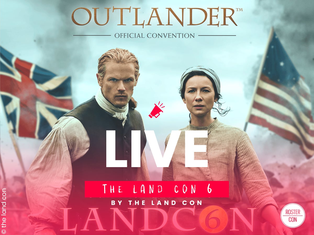 🚨 Ce weekend, @TheLandCon accueille le cast d'#Outlander à la convention #TheLandCon6. Suivez l'événement à travers un live texte / photos sur Roster Con. #TLC6 👉 bit.ly/tlc6-live