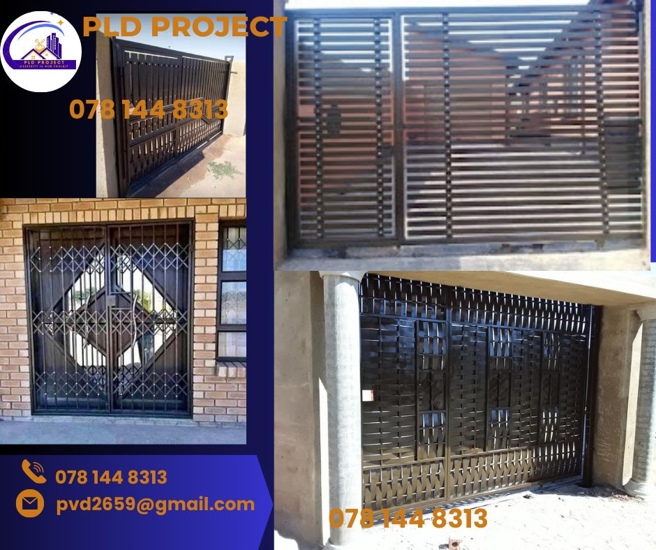 We are professional in welding , we deliver and install all types of gates in Gauteng. Please contact us in this number 0781448313