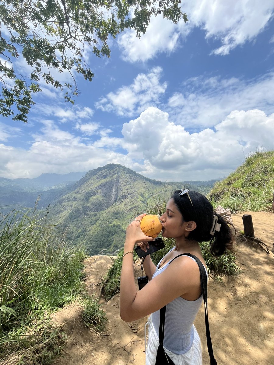 Visit Sri Lanka 🇱🇰 and try King Coconut ! 
#LKA 

📍: Little Adam’s Peak, Ella 

#srilanka #ella