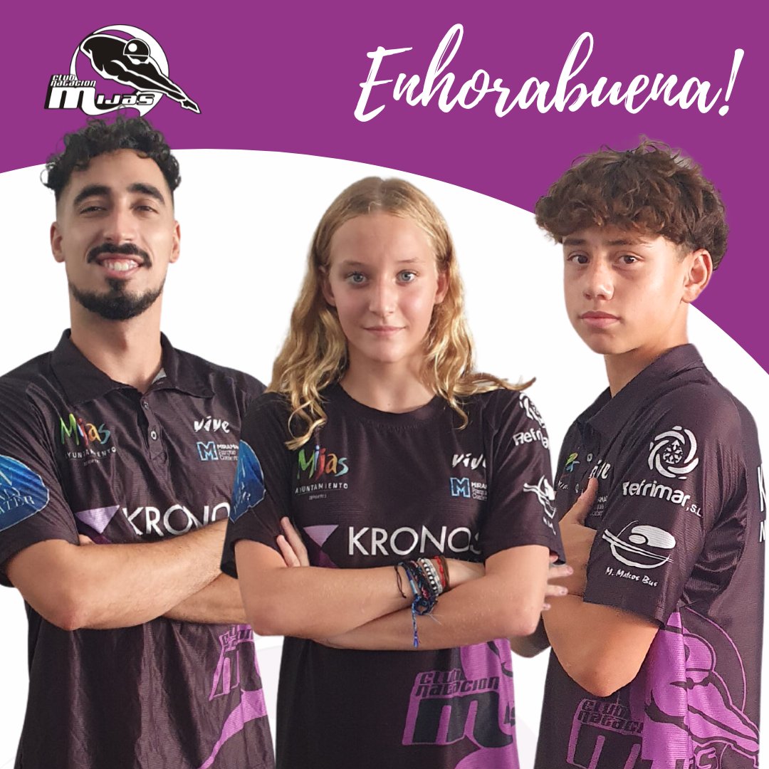 🇵🇹🇪🇸 ¡Enhorabuena a Anabelle Kneale y Santino del Real, junto con nuestro entrenador Adrian Hurtado, por ser convocados para representar a la Selección Andaluza en el Dual Meet Portugal-Andalucía! 💪🗓️ 26 al 28 de abril 2024 Complejo Deportivo Inacua Málaga