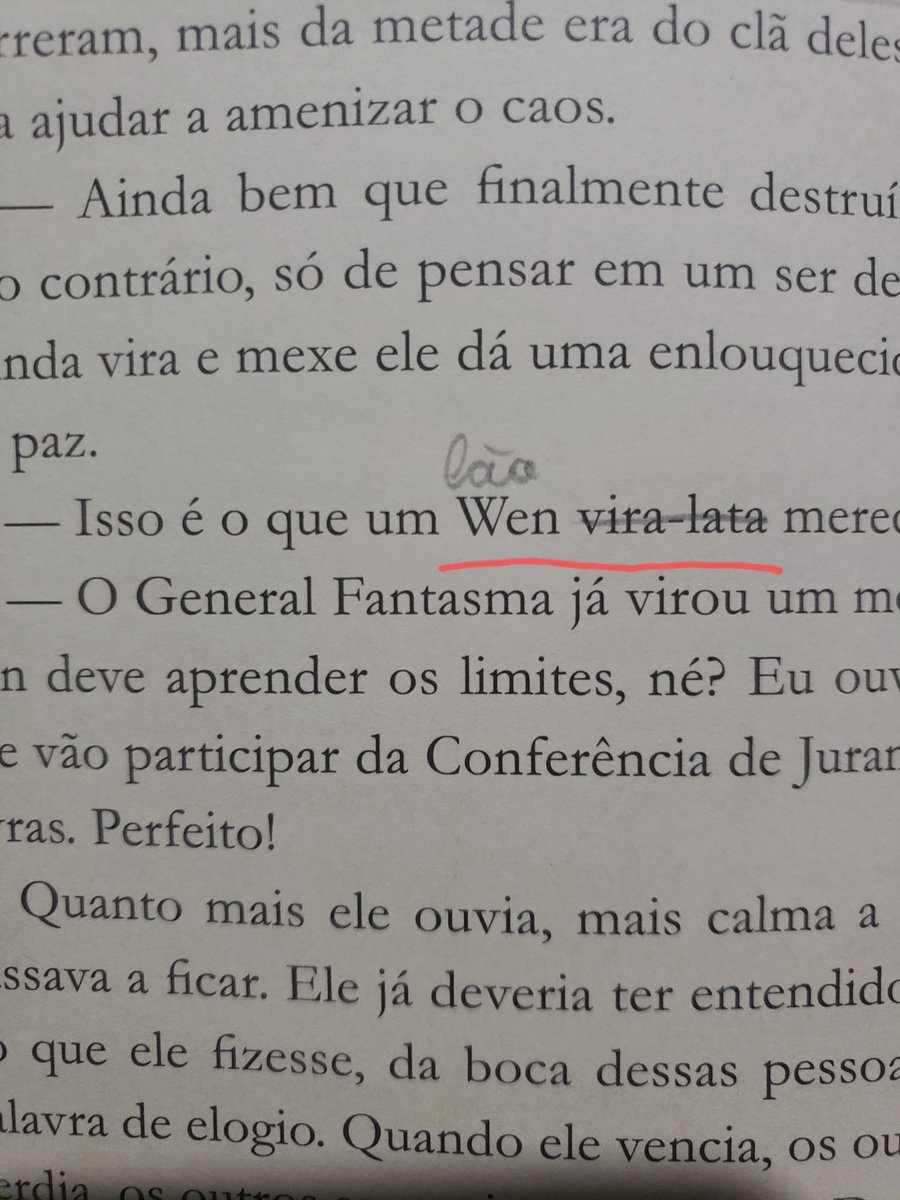 sohlsenpai's tweet photo. Todas as traduções e legendas que vi de mdzs chama os Wen de cão: Cães Wen.

Ai me vem o livro impresso e os chama de Vira-lata. Sério isso?

Na igreja o povo chama o diabo de cão ou de Vira-lata? Qual parece ser mais ofensivo? https://t.co/FQvLBC7sW0