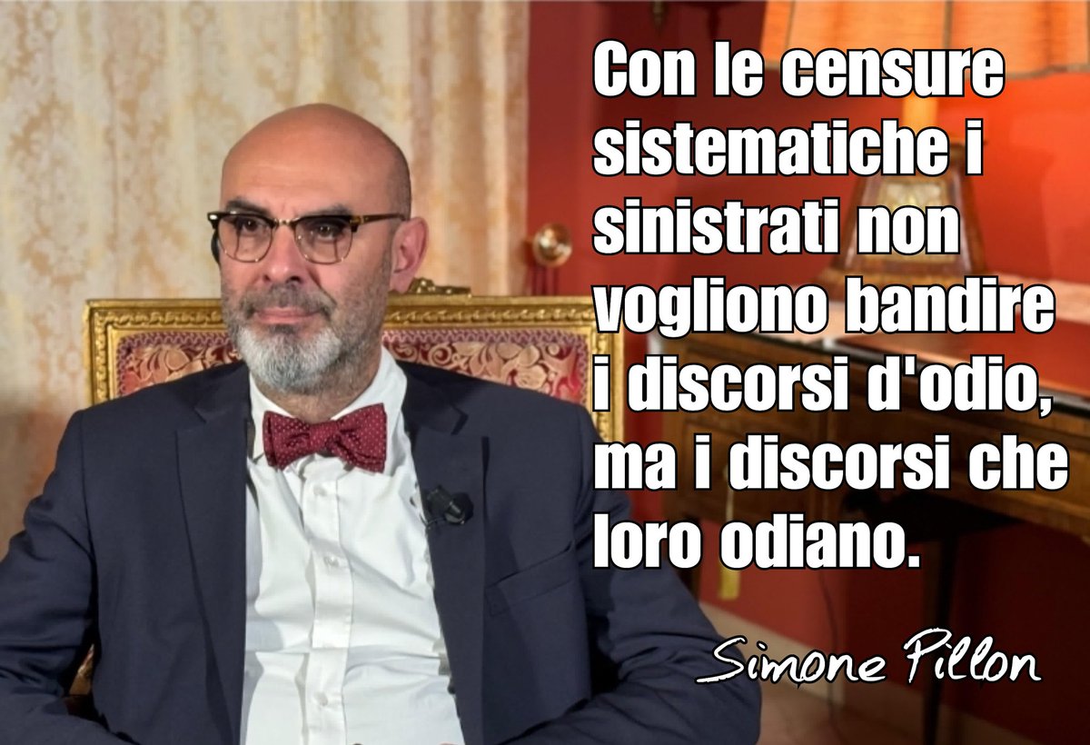 Se critichi il #gender sei omofobo, se ti opponi alle drag queen nelle scuole sei transfobico, se difendi la famiglia sei medievale, se appoggi Trump sei fascista. I sinistrati non vogliono bandire i discorsi d'odio, ma i discorsi che loro odiano. Pazienza. Avanti con la verità.