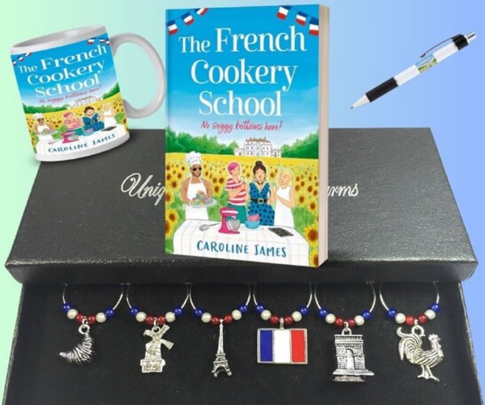 If you’d like to have a chance to receive this lovely #giveaway, please RT, follow and comment below.

A draw will take place on publication day of #TheFrenchCookerySchool – 25th April 📚🇫🇷👩‍🍳
Cheers, and bonne chance! 🍷
mybook.to/TFCS