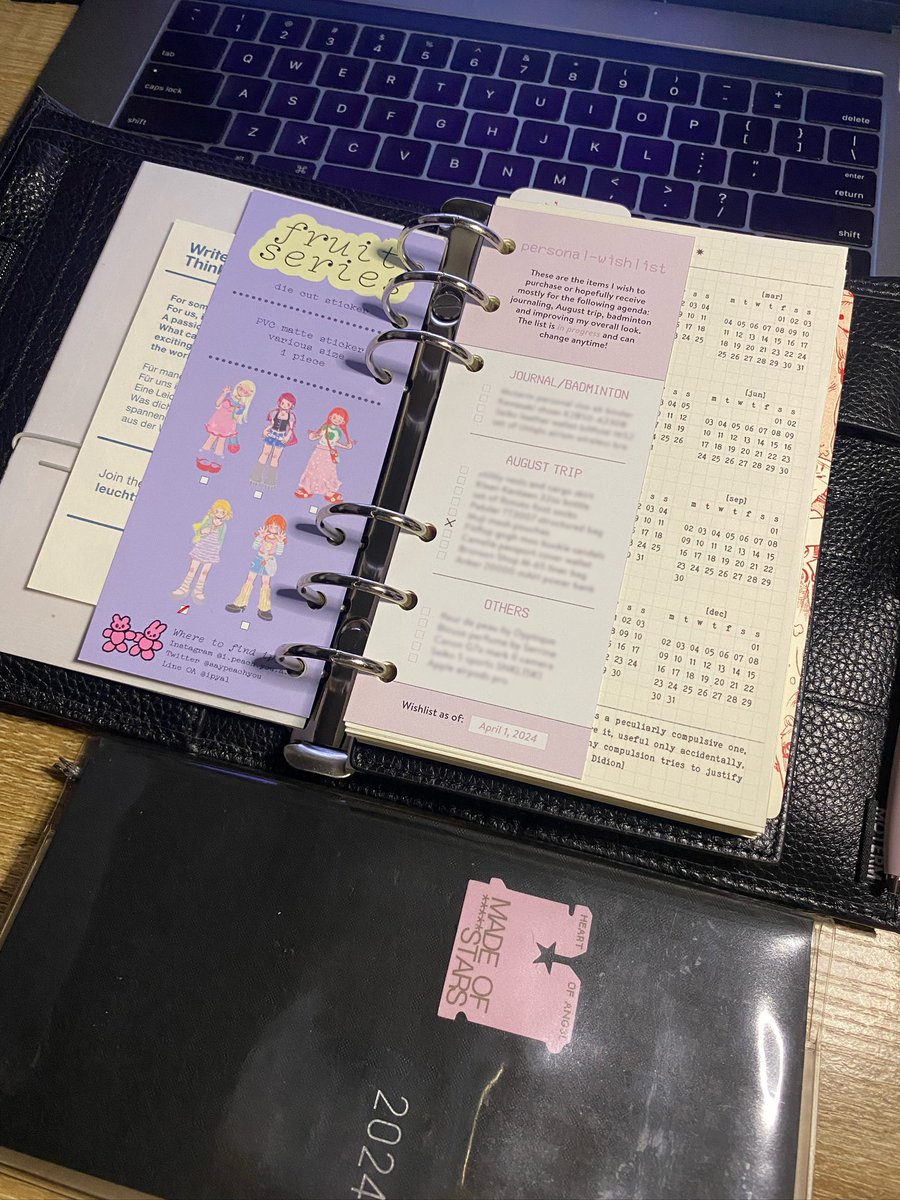 new home for my journal agenda finally came ~(˘▽˘~) 📁 *: ･ﾟ