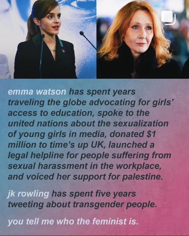 Emma Watson has always been a feminist ✊🏻 @mattxiv