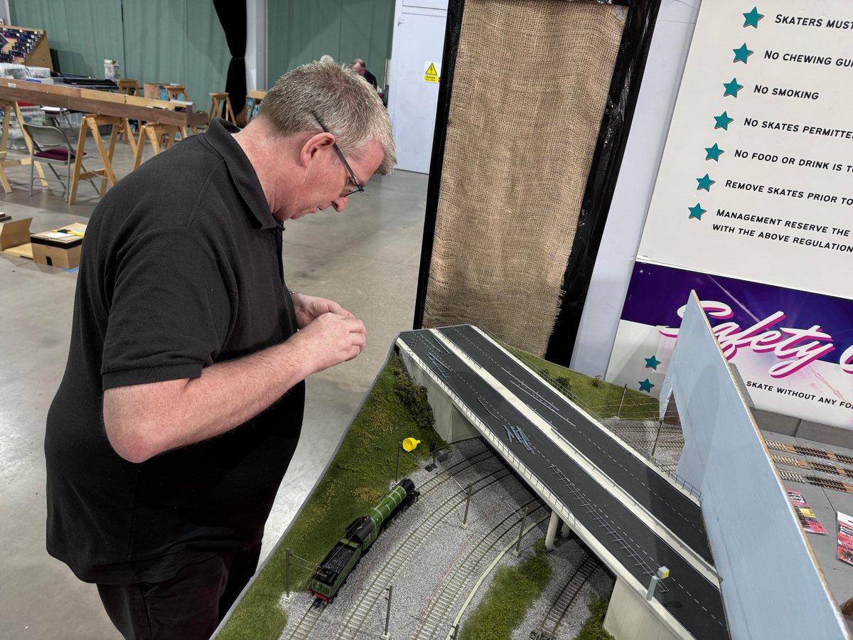 West Coast Cement, Twelvemill Bridge and the Hornby Magazine/Key Model World stand are set up for this weekend's Statfold Barn Model Railway Exhibition. See you at the show! Read more about the event here: hubs.ly/Q02sM8zt0
