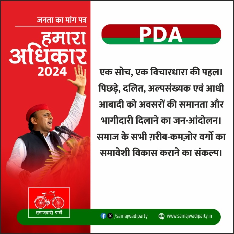 PDA के अधिकारों का मांग पत्र।