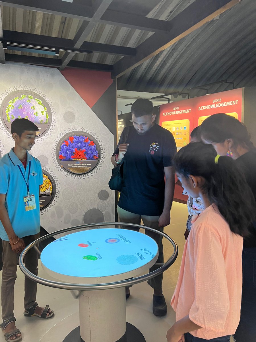 Visitors & students exploring the 'Vaccines Injecting Hope' exhibition at Nehru Science Centre Mumbai on06.04.2024 & 10.04.2024. #VaccinesInjectingHope #nscmumbai #sciencemuseumlondon #WellcomeTrust #britishcouncilindia #icmrorganization