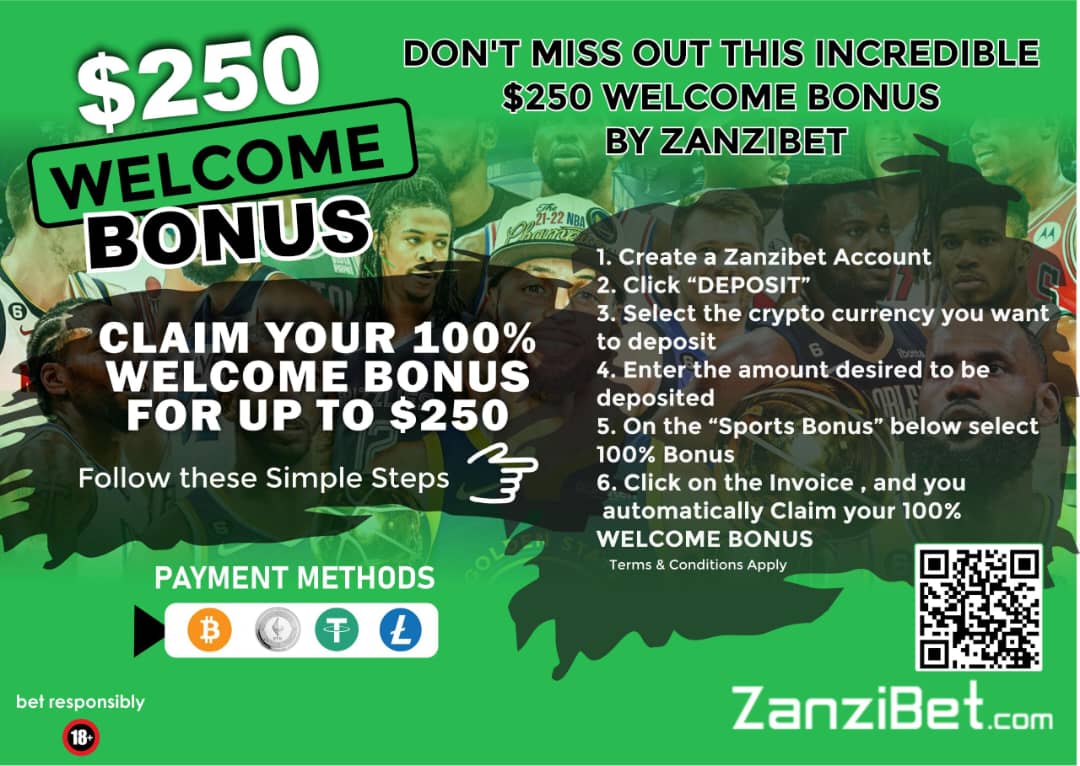 Are you ready to embark on an exciting journey filled with perks, bonuses, and exclusive benefits? Join @Zanzibet2 today and experience the ultimate welcome bonus like never before! Join Zanzibet to get up to $250 Welcome Bonus⤵️ bit.ly/Zanzibet #Crypto