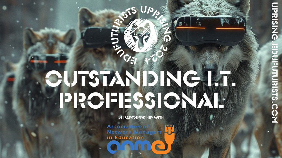 It’s great to be welcoming back @TheANME as a partner this year for our Outstanding IT Professional award. We wanted to recognise all Education IT staff not just Network Managers so we are excited to welcome this one #Uprising24