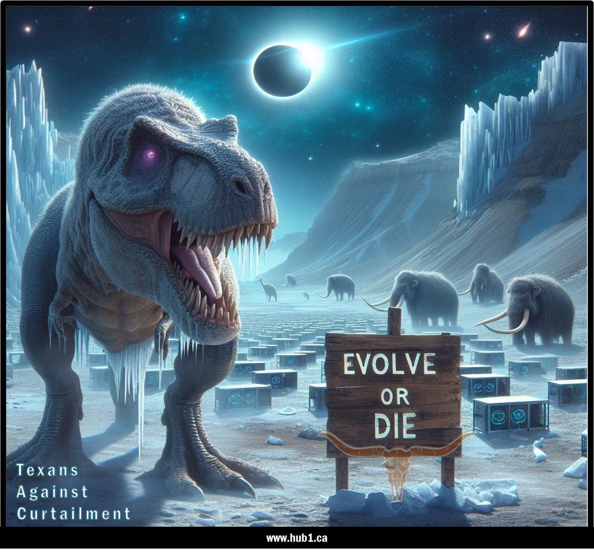 HubOneNRG's tweet photo. Halving Survival Strategy #1
#ZeroCurtailment #Evolve
#EvolveOrGoExtinct #EclipseAndEvolve #TheMiningDead #Halving
#WakeUpMiners #ShowUp #TurnItOn #TurnItUp #Power #HubOne #Certainty #Growth #Profit #Hub1 #BTC #Halving2024
Come North ➡️Growth
Music: https://t.co/MaG7AaqLB5 https://t.co/2HJcTW9zW5