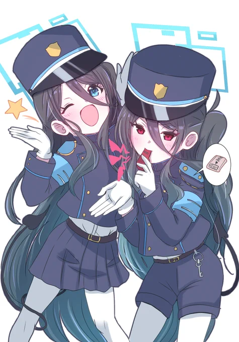 #ブルアカ  #天童アリス「バンバンカバーン!ただいま到着です!「!切符を見せてください!」定期券をください... 