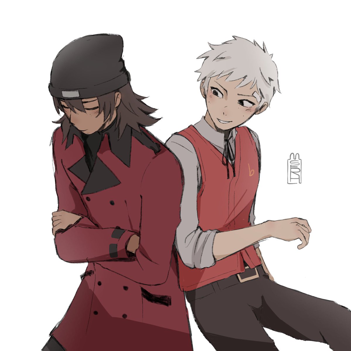 sethblur's tweet photo. too lazy to render. hands u this
#rkgk #Persona3 #akishinji #akihikosanada #shinjiroaragaki https://t.co/I3skmYxHBG