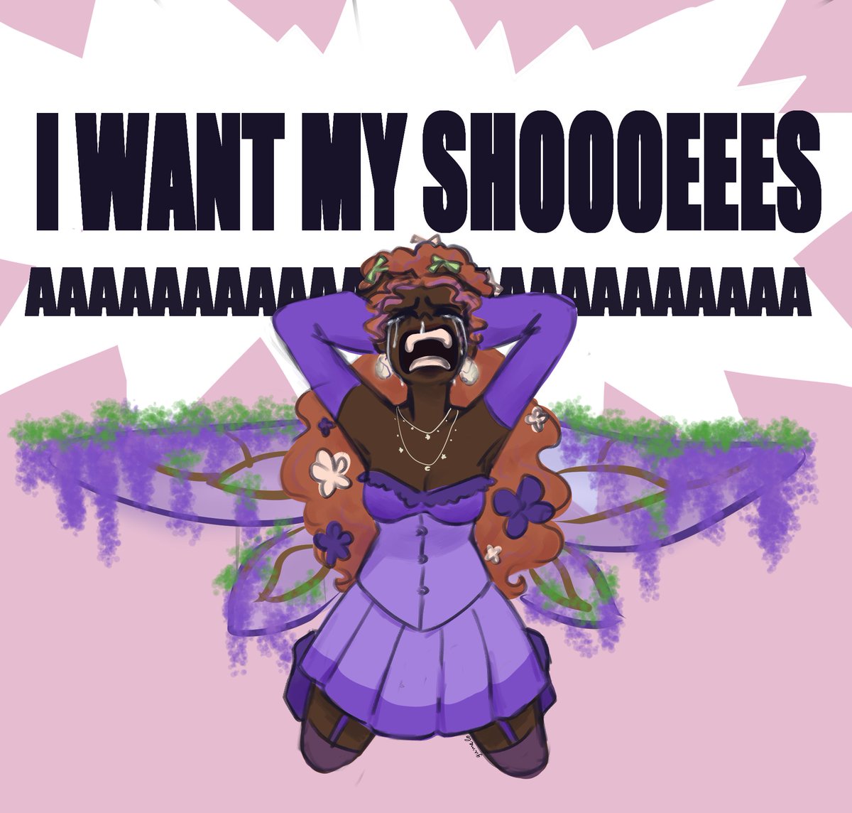 moshiiroom's tweet photo. I had to draw her, i feel her pain... https://t.co/mqyLC1uKvw